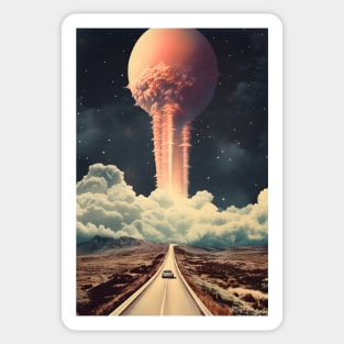 Travel Alone to the Future Sticker